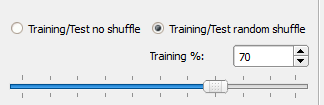 shuffle test and training data